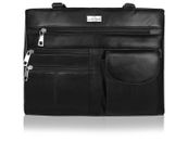 Damen-Handtasche Echtleder Designer Schultertaschen Multi 8 Taschen schwarz