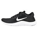 Nike Men Flex 2018 RN Running Shoes (12 D US, Black-White-Black)