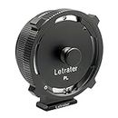 Letrater PL-E Lens Mount Adapter, PL lens, compatible with sony E/NEX Mount Cameras A7S3/FS7/5/FX9 /A7R4/R3/a Series/Nex Series (PL-E/PL-NEX)