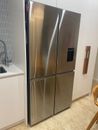 REDUCED PRICE: Quad Door Refrigerator Freezer, 90.5cm, 538L, Ice & Water