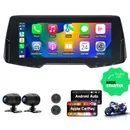 CL876-6.86" Motorcycle Navigator Wireless CarPlay Android Auto with camera &TPMS