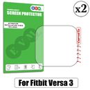 Screen Protector For Fitbit Versa 3 TPU Hydrogel FILM Cover [Pack of two]