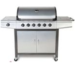 CosmoGrill Outdoor Pro 6+1 Gas Barbecue Grill 6 Burner & 1 Side Burner BBQ Home
