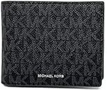 Michael Kors Men's Cooper Billfold with Passcase Wallet, BLACK, One Size, Minimalist