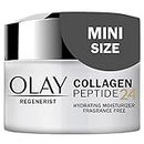Olay Regenerist Collagen Peptide 24 Face Moisturizer with Vitamin B3, Niacinamide, Travel/Trial Size, 15 Milliliters