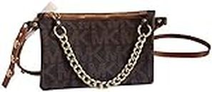 Brown MK Signature Fanny Pack Belt Bag