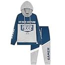 CityComfort Boys Tracksuit, Gaming Boys Hoodies and Joggers 5 to 16 years (Blue/Grey, 9-10 Years)