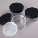 Refillable 50g Loose Powder Jar W/ Sifter Empty Cosmetic Container Makeup Tool