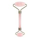 FSAS Health & Beauty Luxury Rose Quartz Face Roller - Anti Aging Face Massager for Women, Relieve Stress, Remove Wrinkles Eye Puffiness - Face Slimming & Firming Face Massager