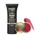 Aegte Organics Skin Corrector DD Cream SPF 25++ & Beetroot Lip and Cheek Tint Balm (Light)