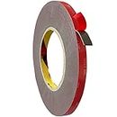 3M Double Sided Tape, Heavy Duty Waterproof Foam Mounting Tape. Strong Adhesive for LED Strip Lights, Wall Poster, Office, Car Automotive Decoration. Non Residue (0.4" X 33ft)