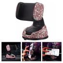 Car Phone Holder Dashboard Stand Pink Crystal Bling Girls-Interior-Accessories