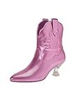 Katy Perry Women's The Annie-o Bootie Western Boot, Deep Mauve, 8.5