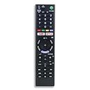 7SEVEN Compatible for Sony Bravia LCD LED UHD OLED QLED 4K Ultra HD TV remote control with YouTube and NETFLIX Hotkeys. Universal Replacement for Original Sony Smart Android tv Remote Control, Black