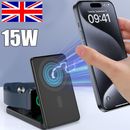 UK 3in1 Wireless Charger Dock Stand For Apple Watch 9/8/7/6/SE iPhone 15 Pro 14