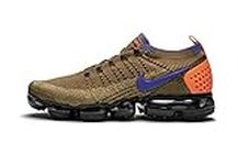 Nike Mens Air Vapormax Flyknit 2 Running Shoes (Orange/Blue/11.5 D)