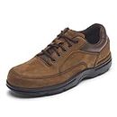 Rockport Men's Eureka Walking Shoe, Chocolate Nubuck, 10.5 XX-Wide