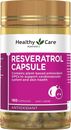 Healthy Care Resveratrol Support cardiovascular system & skin health 180 Cap-AU