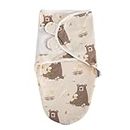 HOUSBAY Baby Swaddle Blanket Boy Girl Super Soft Material Newborn Adjustable Swaddles 2-Way Zipper Sleep Sack 1 Pack (Honey Bear, Small/Medium | 0-3 Months)