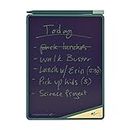 Boogie Board VersaBoard Authentic Reusable Home & Office Organization Notepad with 8.5” LCD Writing Tablet, VersaPencil Stylus, Instant Erase & Built-in Magnet & Portrait/Landscape Kickstand (Green)