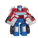 Playskool Heroes Transformers Rescue Bots Academy Optimus Prime Converting Toy, Figura de acción de 4.5 Pulgadas, Juguetes para niños a Partir de 3 años
