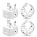 iPhone Charger [MFi Certified] 2Pack 20W PD USB C Power Adapter with 2Pack Fast Charging Cabe, USB C PD Wall Charger Plug and 6/6FT iPhone Charger Cable Compatible iPhone14 13 12 11 Pro/Pro Max/Plus