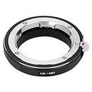 Metal Camera Lens Adapter L/M‑NEX Adapter for Leica M Mount Lens to Fit for Sony E Mount Mirrorless Camera