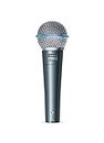Shure BETA 58A Vocal Microphone - Single Element Supercardioid Dynamic Mic for Stage and Studio, Includes A25D Adjustable Stand Adapter, 5/8” to 3/8” (Euro) Thread Adapter and Storage Bag