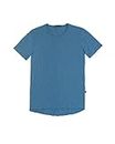 Gianni Lupo GL1073F-S23 T-Shirt, Blue, S Uomo