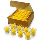 Set of 72 Votive Citronella Candles - Summer Scented Candles - for Indoor/Outdoor Use - 10 Hour Burn Time - Made in USA