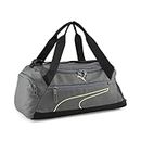 PUMA Fundamentals Sports Bag XS Borsa Sportiva, Mineral Gray-Lime Sheen, OSFA Adulti Unisex