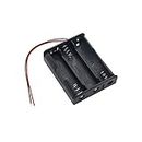 Electronic Spices 18650 Battery Holder For Cell Lithium Battery Holder Box 3.7v 18650 Battery holder 3-Slot - Wire Leads