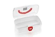 Clazkit BPA-Free Emergency Small Compact Medical Storage Box: Portable, Organized, and Secure Solution for Your Essentials (White, Plastic)