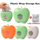 Plastic Wrap Storage Box Cling Film Organization Wall-mounted Dustproof Box AU