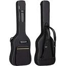 CAHAYA Electric Bass Guitar Bag Gig Bag 8mm Padding Black Padded Backpack Soft Bass Guitar Case CY0222