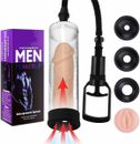Vacuum Penis Pump for Male ED Enhancement Erectile Enlargement Penis Enlarger BG