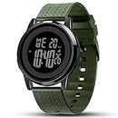 YUINK Mens Watch Ultra-Thin Digital Sports Watch Waterproof Stainless Steel Fashion Wrist Watch for Men Women