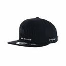 WITHMOONS Snapback Hat Thuglife Embroidery Hiphop Baseball Cap AL2862 (Black)