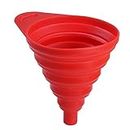 ASADFDAA Embudo Silicone Foldable Collapsible Style Funnel Hopper Kitchen Cooking Tools Accessories Gadgets Outdoor