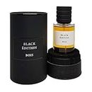 Parfum BOIS BLACK EDITION, Bois N1 d'Argent INTENSE Homme/Femme, marque Black Edition (1 parfum BOIS Black Edition)
