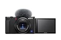 Sony ZV-1 | Appareil Vlog Sony (Capteur CMOS RS 1.0, AF avec Suivi en Temps réel sur l'œil (Photo & vidéo),écran orientable, vidéo 4K HDR, Micro directionnel 3 Capsules intégré)-Noir