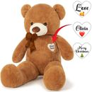 Extra großer Teddybär personalisierte Geschenke 100 cm Kinder riesiges Plüschtier weiches Weihnachten