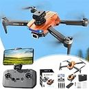 Drone with 1080P FPV Camera,Foldable Drone for Kids and Adults with Brushless Motors,120° Adjustable Lens,Altitude Hold,Carrying Case,Active Obstacle Avoidance Lightning Deals Of Today Black Of Friday