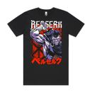 Berserk T-Shirt Cotton Block Tee Japanese anime