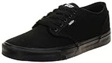 Vans Men Low-Top Sneakers, Black Canvas), 11 M US