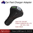 USB PD  Type C Car Charger QC3.0 Samsung Galaxy S10 S8 S9 Plus S10e NOTE 10 9