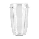 Samfox Juicer Cup, 18/24/32OZ Clear Cups Juicer Cup Parts Mug Replacement Compatible with NutriBullet Nutri 900W(24OZ)