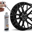 Ouzorp Car Wheel Scratch repair Rim Touch Up Paint Rim Scratch Repair Pen Quick And Easy Wheel（BLACK）