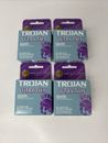 Trojan Condoms Sensitivity Ultra Thin Spermicidal 12 Count Expires 2026