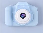 Mini cámara digital de fotos y videos para bebé azul nostálgica retro vintage Y2K